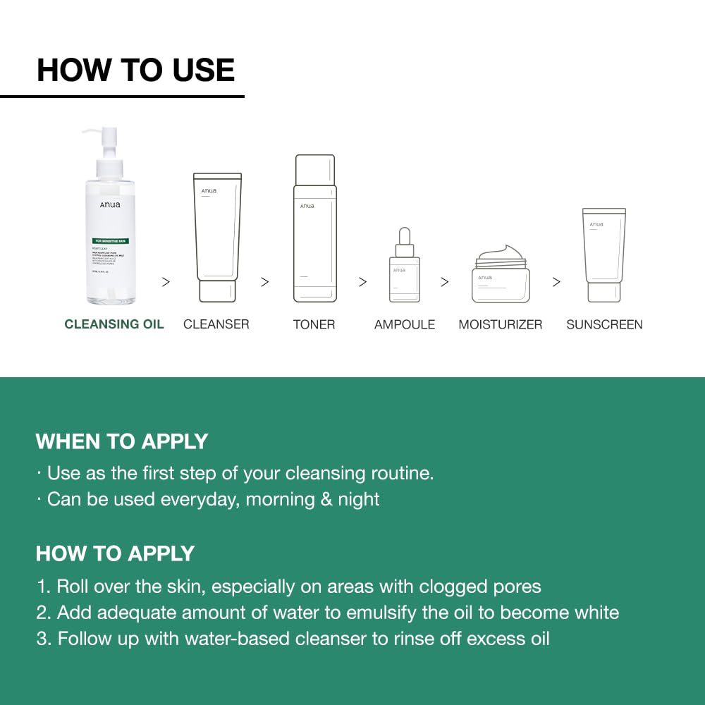 Anua - Heartleaf Pore Control Cleansing Oil Mild 200ml