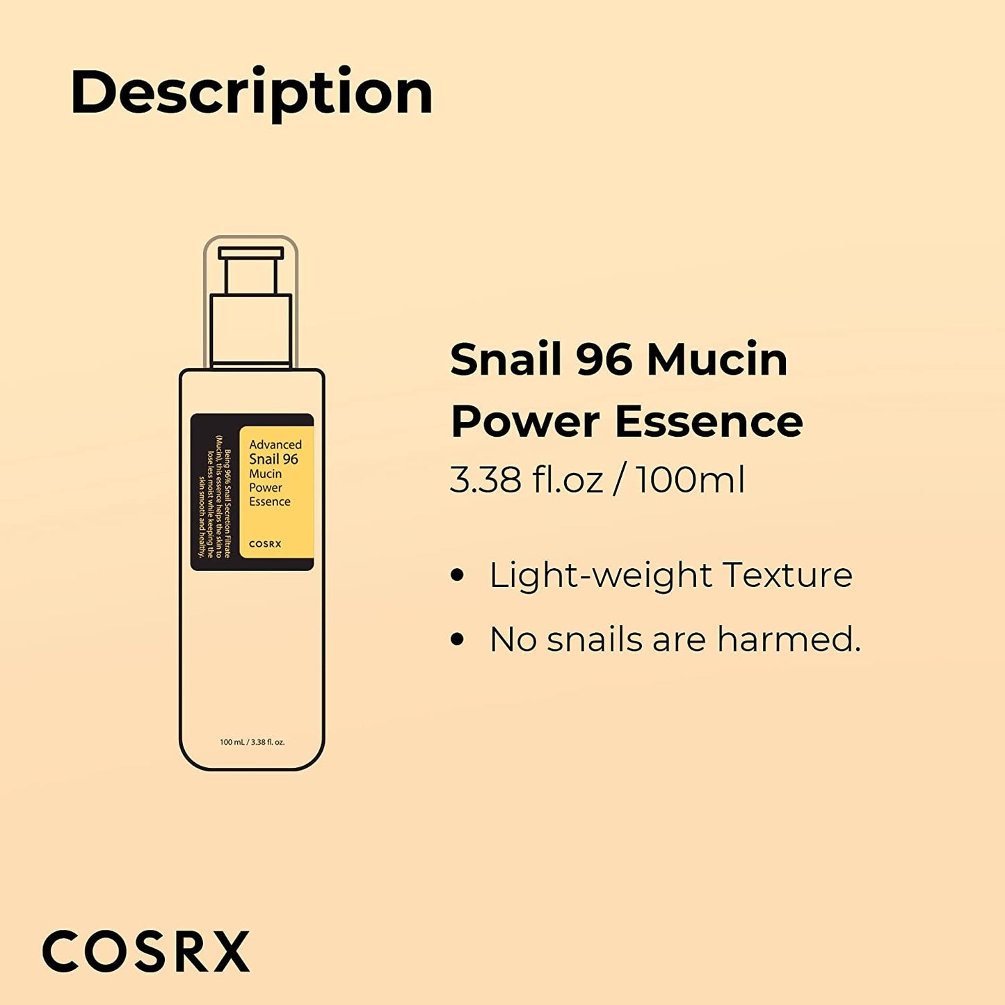 Cosrx - Advanced Snail 96 Mucin Power Essence 100ml