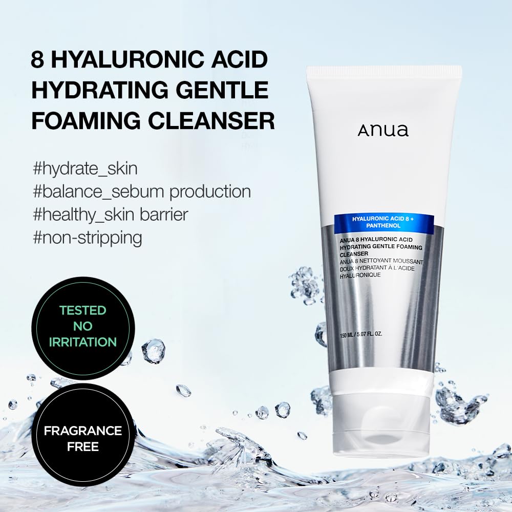 Anua - 8 Hyaluronic Acid Hydrating Gentle Foaming Cleanser 150ml