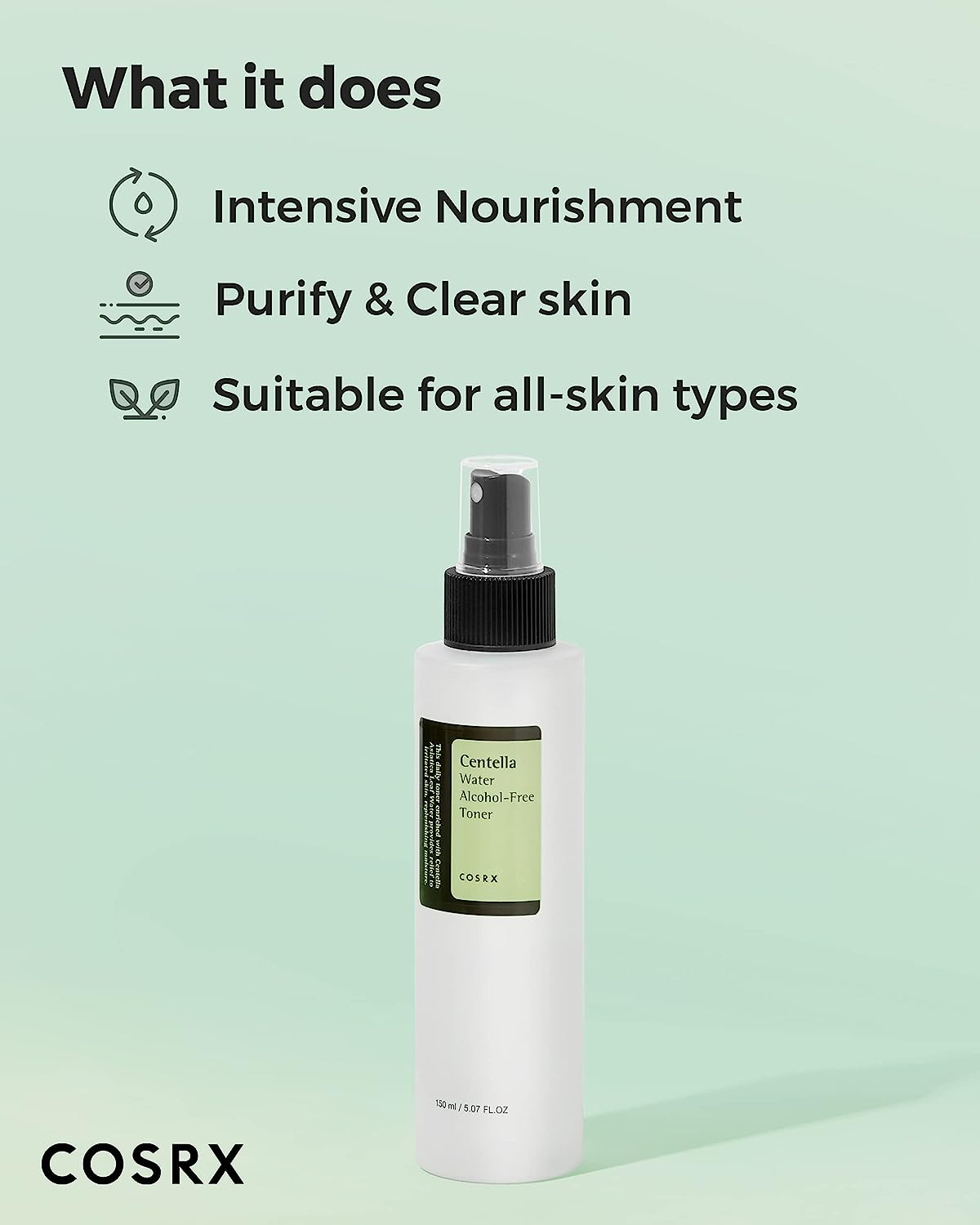 Cosrx - Centella Water Alcohol-Free Toner 150ml