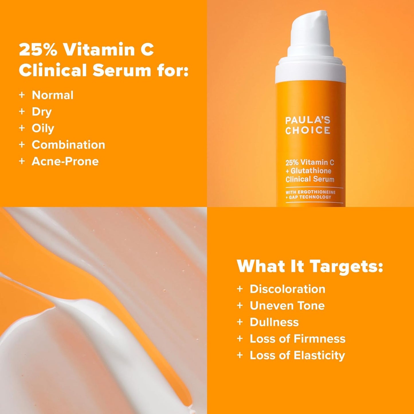 Paula's Choice - 25% Vitamin C + Glutathione Clinical Serum 30ml