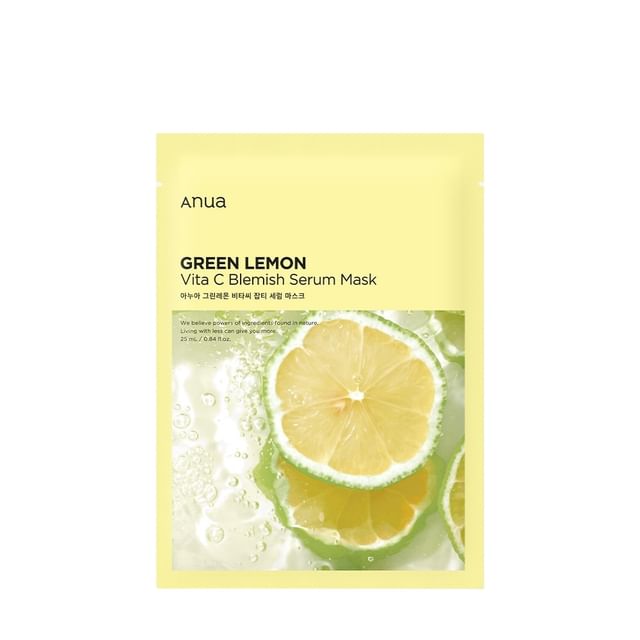 Anua - Green Lemon Vita C Blemish Serum Mask 1ea