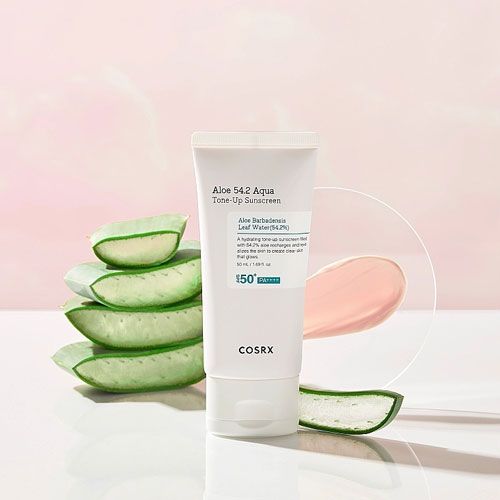 Cosrx - Aloe 54.2 Aqua Tone-Up Sunscreen SPF50+ PA++++ 50ml